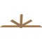 Ekena Millwork Kennewick Timber Gable Bracket, Western Red Cedar, 96"W x 40"H x 1 1/2"D x 5 1/2"F, 10/12 Pitch GBW096X40X0206KEN00SWR - alternate 3